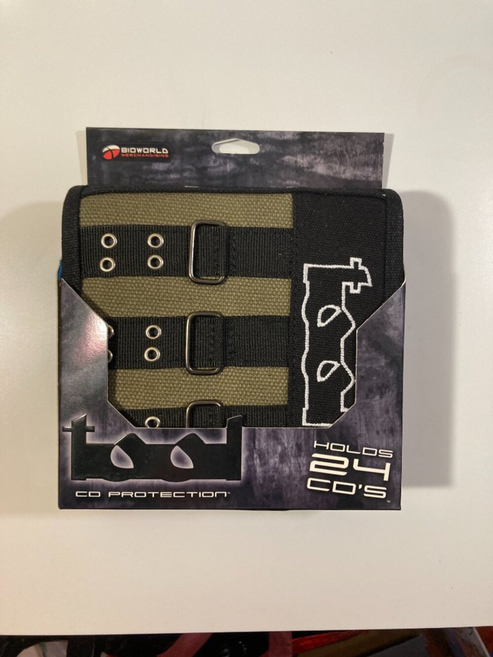 Tool Band Embroidered Canvas CD Case Wallet